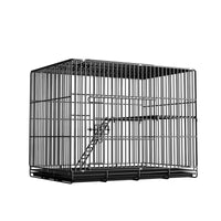 Large Double-Layer Rabbit Cage with Automatic Waste Tray for Indoor Pets