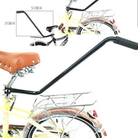 Bicycle Push Bar for Kids Learning to Ride, Safety Training Handle for Children's Bikes
