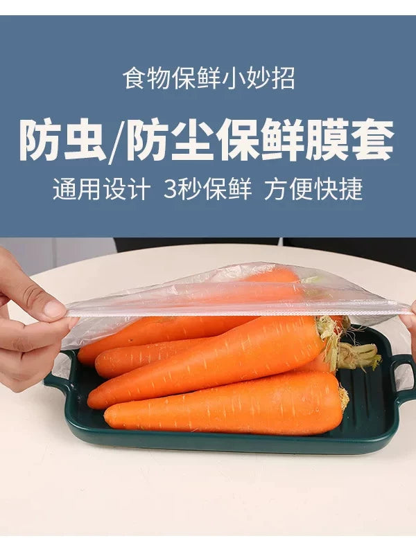Disposable Food Grade Elastic Bowl Covers for Food Storage