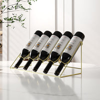 Minimalist Countertop Wine Rack for Home, Upside-Down Wine Bottle Display Holder, Light Luxury Wine Cabinet Organizer