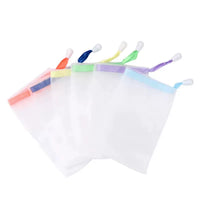 Foaming Net Bag for Soap, Hangable Foaming Bag, Mesh Pouch for Lathering, Foaming Net for Washing Face, Bubble Net