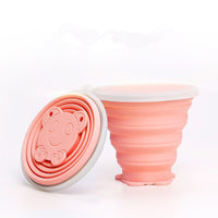 Collapsible Silicone Travel Cup Portable Retractable Mouthwash Cup Food Grade