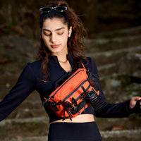 Men's Outdoor Fishing Lure Bag Oxford Cloth Waist Pack Hiking Climbing Travel Lightweight Large Capacity Crossbody Bag