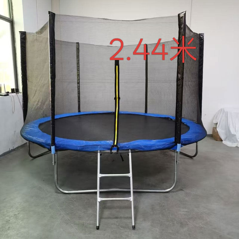 Kids Trampoline with Handrail for Sensory Training and Exercise, Foldable Mini Bouncer