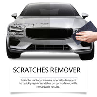 HOMONTH Car Scratch Remover Kit with Nano Cloth and Sponge for Paint and Headlight Care