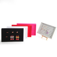 VI-ARICK Flannel Small Ring Earring Display Tray Jewelry Organizer