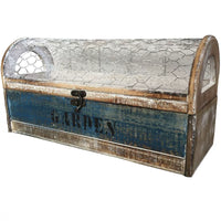 American Country Style Solid Wood Planter Box Outdoor Garden Decor Storage Organizer