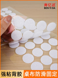 Self-Adhesive Hook and Loop Fasteners for Tablecloths, Mats, and Furniture - No Residue