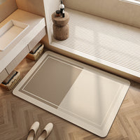 Diatomaceous Earth Bath Mat Non-Slip Absorbent Quick Dry for Bathroom Entryway