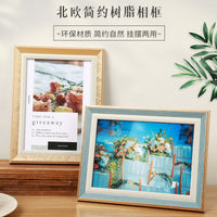 Creative Simple Photo Frame for Tabletop or Wall Mounting, Available in Multiple Sizes
