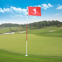 Portable Golf Flagstick Set for Putting Green Practice