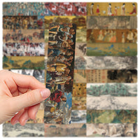 30-Piece Vintage Chinese Painting Bookmark Set for Students and Book Lovers
