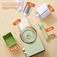 Manual Rotary Vegetable Slicer Grater Shredder for Kitchen
