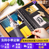 DIY Photo Album Scrapbook for Instant Photos and Cards, 6-inch Picture Collection Book