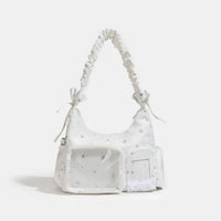 Japanese Style Star Ita Bag for Women, Large Capacity Transparent Shoulder Bag, Sweet Crossbody Bag for Students