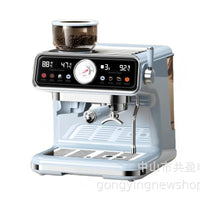 Espresso Machine with Grinder and Milk Frother, Semi-Automatic Pump Pressure Coffee Maker for Home Use