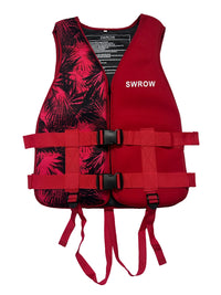 SWROW High Buoyancy Life Vest for Swimming, Surfing, Kayaking, Fishing, and Flood Rescue