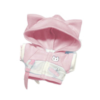 Cat Ear Hoodie Doll Outfit for 10cm/20cm Cotton Dolls