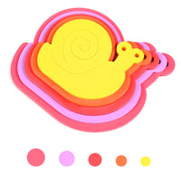 Montessori Wooden Animal Layered Puzzle for Kids, Educational Sensory Toy for Hand-Eye Coordination