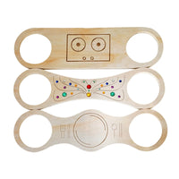 Kids Wooden Balance Beam Stepping Stones Set for Sensory Integration Training and Early Education