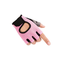 Women's Half-Finger Workout Gloves for Cycling, Weightlifting, and Outdoor Sports - Breathable & Non-Slip