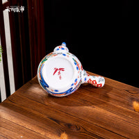 Kisen Japanese Ceramic Teapot and Teacup Set for Home Tea Ceremony