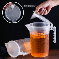 Thickened Food Grade Plastic Measuring Cup with Scale for Kitchen Baking, Large Capacity