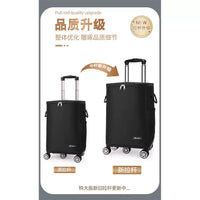 Portable Insulated Cooler Bag with Wheels for Outdoor Picnics and Food Delivery