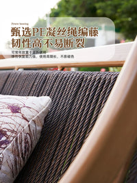 Outdoor Patio Garden Swing Chair Double Hammock Balcony Swing Seat