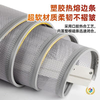 Magnetic Screen Door Curtain for Summer, Breathable Mesh Partition for Commercial and Home Use, Sliding Double Silk Dense
