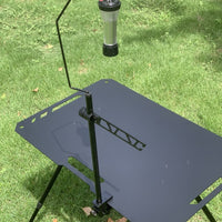 New Outdoor Camping Lamp Stand Desktop Storage Rack Portable Aluminum Alloy Light Pole Bracket Camping Accessories
