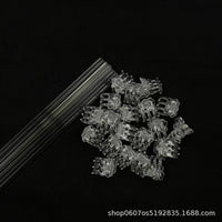 Clear Acrylic Plant Support Stakes for Orchids, Monstera, Begonias, and Aroids