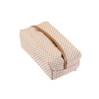 Nordic Linen-Style Tissue Box Cover, Japanese Modern Minimalist Desktop Tissue Holder for Living Room, Dining Room, Hotel, and Home Stay