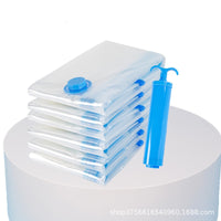 Vacuum Storage Bags for Clothes and Bedding, Reusable Space Saver Compression Bags with Pump