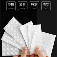 Self-Adhesive Silicone Bumper Pads for Doors, Cabinets, and Drawers - Noise Dampening & Anti-Collision