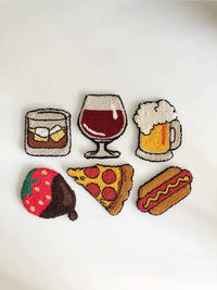 Punch Needle Embroidery Coaster DIY Kit for Beginners - Refrigerator Magnet Craft Set