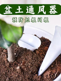 Garden Pot Soil Aeration Tube for Root Rot Prevention
