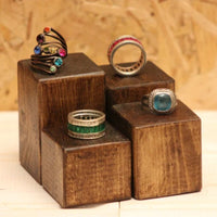 Mini Wooden Display Stand for Jewelry and Small Ornaments