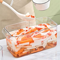 Large Capacity Cold Water Pitcher with Faucet for Refrigerator, Iced Beverage Dispenser, Outdoor Fruit and Vegetable Container