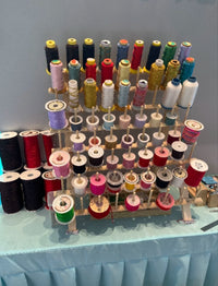 Thread and Ribbon Storage Rack for Jewelry Making, Knitting, and Sewing