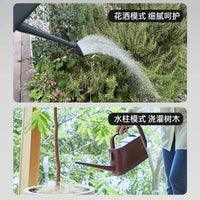 TAKAGI Royal Garden Long Spout Watering Can for Indoor/Outdoor Plants, 4L Capacity