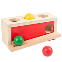 Montessori Wooden Coin Box and Shape Matching Educational Toy for Toddlers 0-3 Years