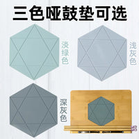 Silent Drum Practice Pad Set with Stand and Metronome for Beginners