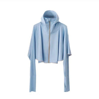 Women's UV Protection Sun Protection Jacket with Detachable Hood for Cycling and Outdoor Activities