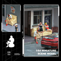 Miniature Dollhouse Furniture and Accessories for Dioramas and Sand Table Decor