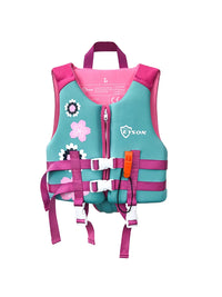 Eyson Professional Kids Life Vest with Whistle and Crotch Strap for Swimming and Water Safety
