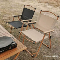 Portable Kermit Folding Camping Chair with Aluminum Alloy Frame for Outdoor Activities