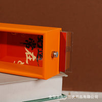 LED Lighted Desktop Photo Frame with Figurine, Hollow Carved Chinese Style Bedroom Decor, 7.5x10cm