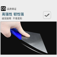 Blue Plastic Handle Putty Knife Cleaning Scraper Set - 1-inch to 6-inch Plaster Scraper