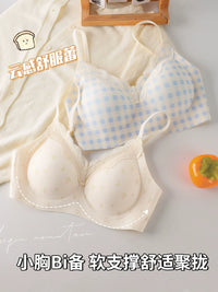 Cloud-Like Push-Up Lace Bra for Small Busts, Seamless Lift & Support, Prevents Sagging